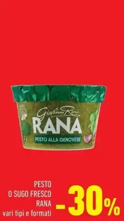 Conad Pesto o sugo fresco Rana offerta