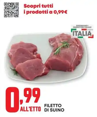 Pam Filetto di suino offerta