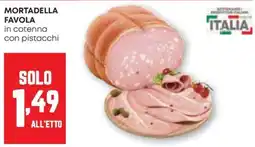 Pam Mortadella favola in cotenna con pistacchi offerta