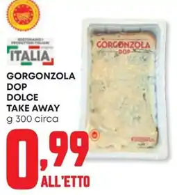 Pam Gorgonzola dop dolce take away offerta