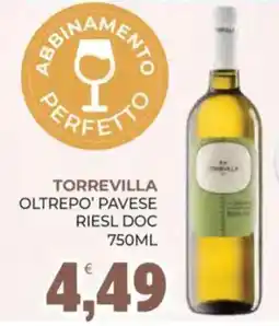 Eté Torrevilla Oltrepo' Pavese Riesl DOC offerta