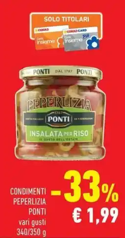 Conad Condimenti peperlizia ponti offerta