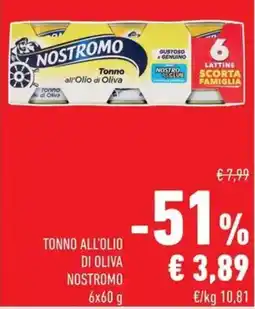 Conad Tonno all'Olio di Oliva Nostromo offerta