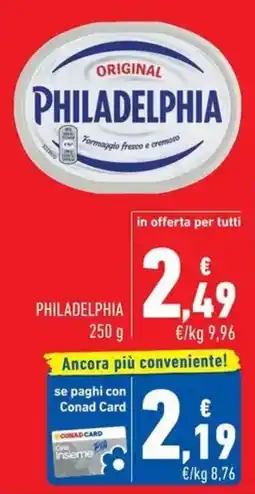 Conad Philadelphìa offerta