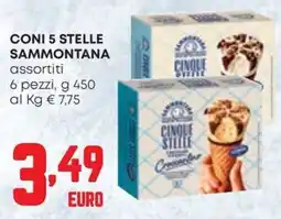 Pam Coni 5 Stelle Sammontana offerta