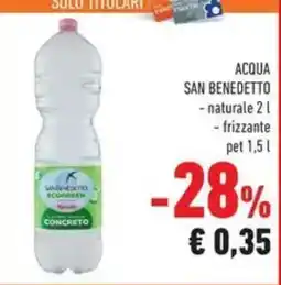 Conad Acqua San Benedetto offerta