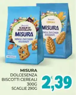 Eté Misura dolcesenza biscotti cereali, scaglie offerta