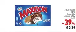 Conad Nestle 4 Gelati maxibon motta offerta