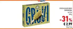 Conad Stecchi gelato Gruvi Sammontana offerta