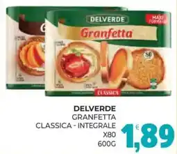 Eté Delverde granfetta classica, integrale offerta