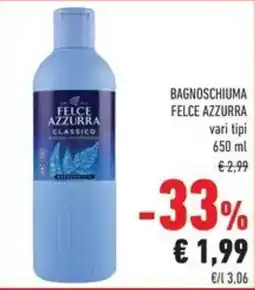 Conad Bagnoschiuma Felce Azzurra offerta