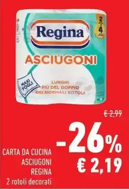 Conad Carta da cucina asciugoni Regina offerta