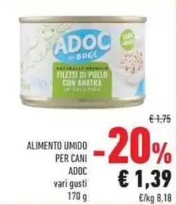 Conad Alimento umido per cani Adoc offerta