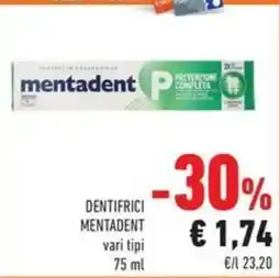 Conad Dentifrici Mentadent offerta