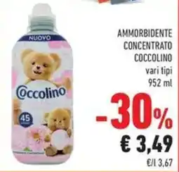 Conad Ammorbidente concentrato Coccolino offerta
