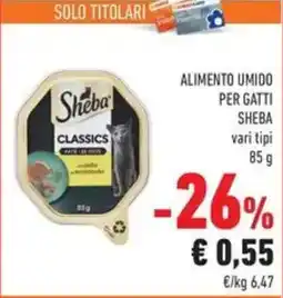 Conad Alimento umido per gatti Sheba offerta