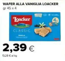 Tigre Wafer alla vaniglia LOACKER offerta
