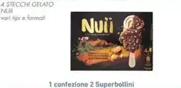 Conad 4 stecchi gelato nuii offerta