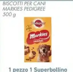 Conad Biscotti per cani Markies Pedigree offerta