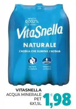 Eté Vitasnella acqua minerale offerta