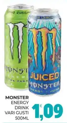 Eté Monster energy drink offerta