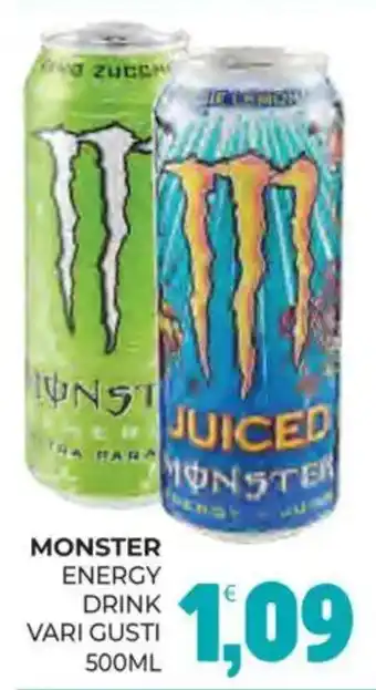 Eté Monster energy drink offerta