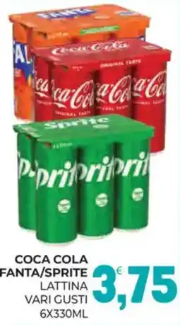 Eté Coca cola fanta/sprite lattina offerta