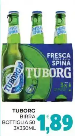 Eté Tuborg birra bottiglia 50 offerta