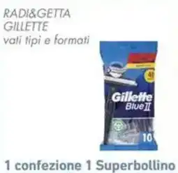 Conad Radi&Getta Gillette offerta