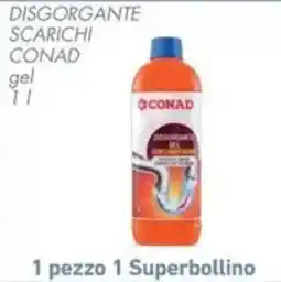 Conad Disgorgante scarichi conad gel offerta
