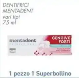 Conad Dentifrici mentadent offerta