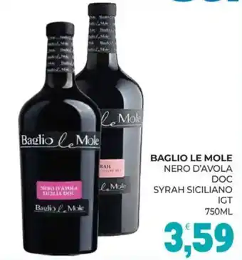 Eté Baglio le mole nero d'avola doc syrah siciliano igt offerta