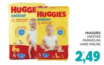 Eté Huggies unistar pannolini offerta