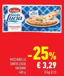 Conad Mozzarella santa lucia Galbani offerta