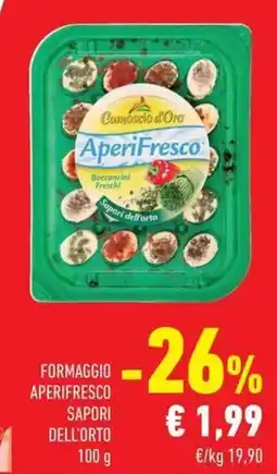 Conad Formaggio aperifresco sapori dell'orto offerta
