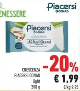 Conad Crescenza piacersi conad light offerta