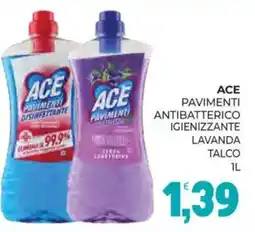 Eté Ace pavimenti antibatterico igienezzante lavanda talco offerta