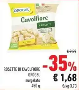 Conad Rosette di cavolfoire Orogel offerta