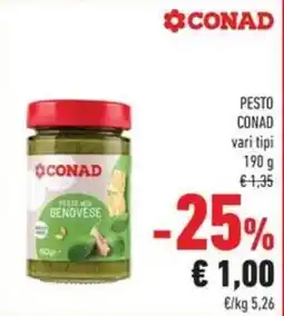 Conad Pesto Conad offerta