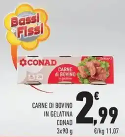 Conad Carne di bovino in gelatina Conad offerta