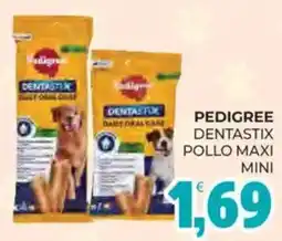 Eté Pedigree dentastix pollo maxi mini offerta