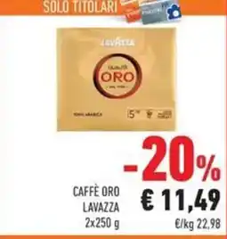 Conad Caffè oro Lavazza offerta