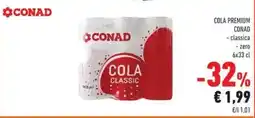 Conad Cola premium Conad offerta