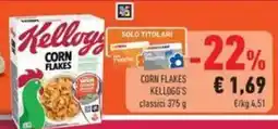 Conad Corn flakes Kellogg's offerta