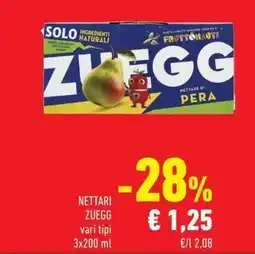 Conad Nettare di Pera ZUEGG offerta