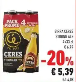 Conad Birra Ceres Strong Ale offerta