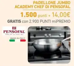 Conad Padellone jumbo academy chef di pensofal offerta