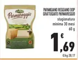 Conad Parmigiano Reggiano DOP Grattugiato Parmareggio offerta