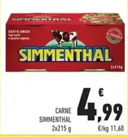 Conad Carne simmenthal offerta