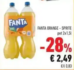 Conad Fanta orange - sprite offerta